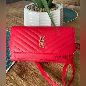 Forever Young Vibrant Red Crossbody Bag